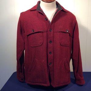 Men's Red Wool Jacket